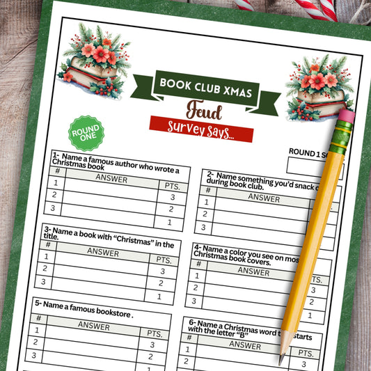 Book Club Christmas Feud (3 Rounds)