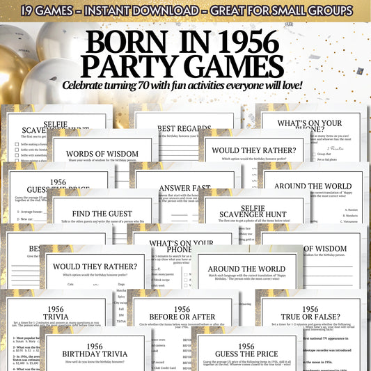 Born in 1956 Birthday Bundle (19 Games)
