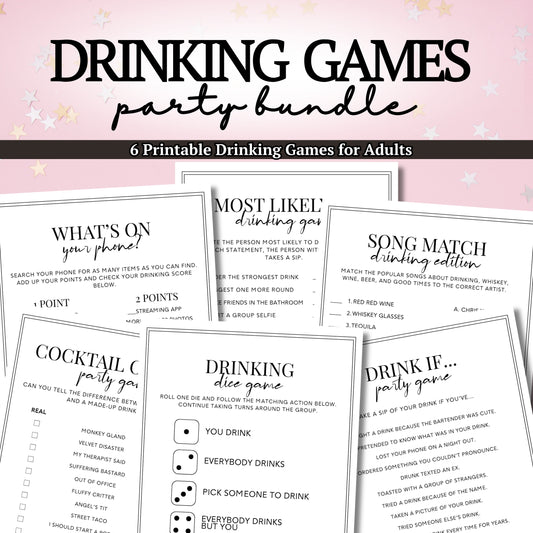 Drinking Games Bundle (6 Games)