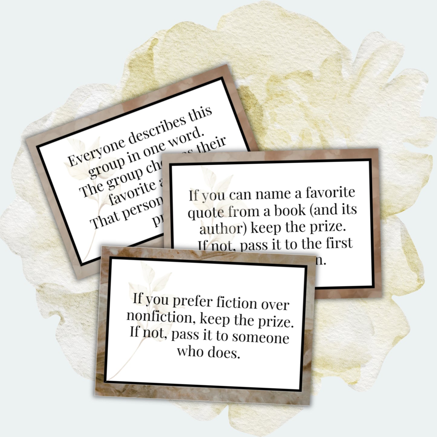Three framed quotes on a decorative background with flowers