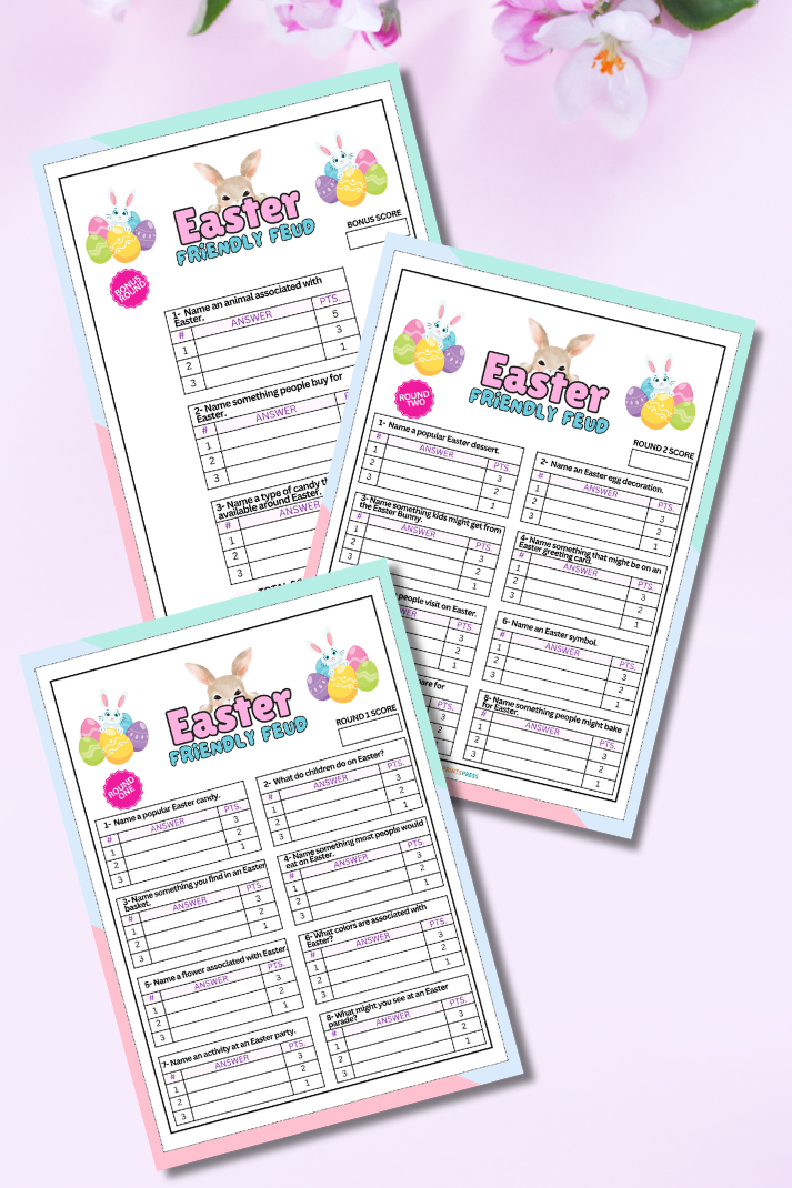 Easter Friendly Feud (3 Rounds)
