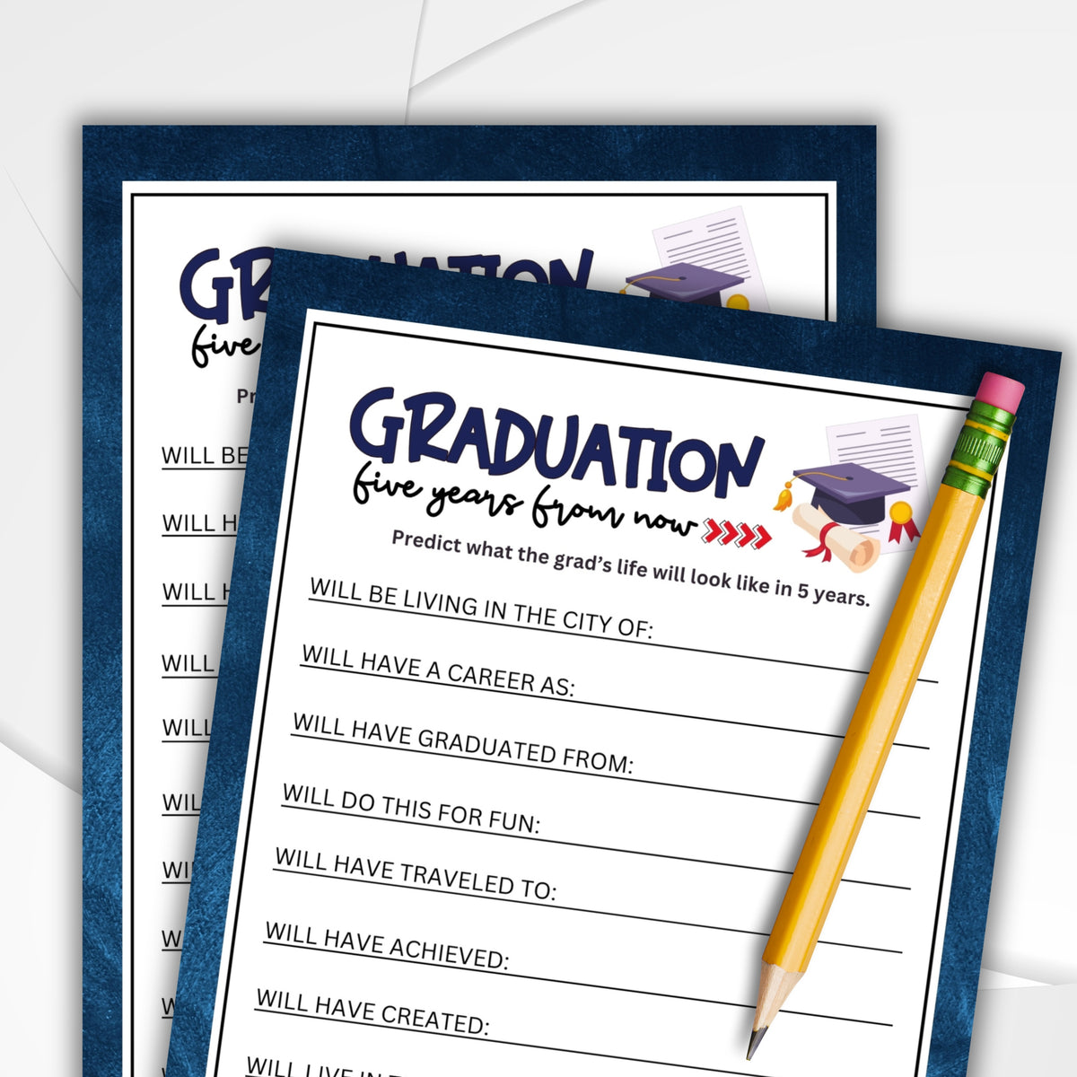 Graduation Future Prediction Game – Party Prints Press