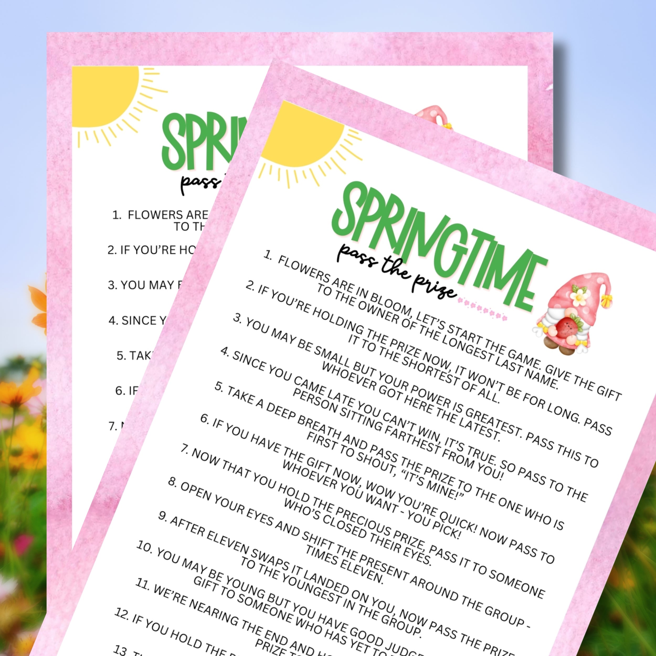 Spring Pass Spring Pass The Prize – Party Prints Press